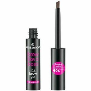 Szemöldök smink Essence Brow Gel Like a Boss Ink - 03 Dark Brown kép