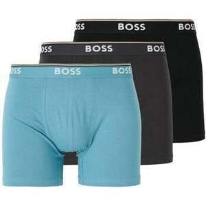 Boxerek BOSS Cotton Stretch 3 Pack Boxer Briefs Black/Blue/Dark Grey kép
