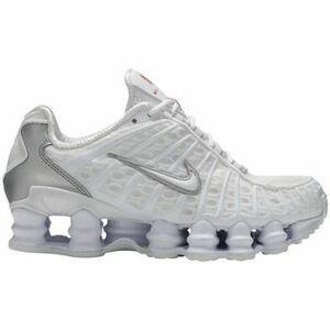 Divat edzőcipők Nike Shox TL White Metallic Silver kép