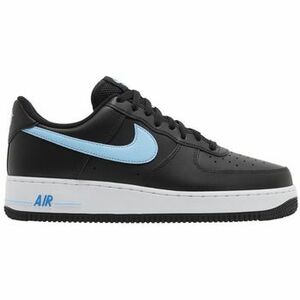 Divat edzőcipők Nike Air Force 1 '07 Low Black University Blue kép