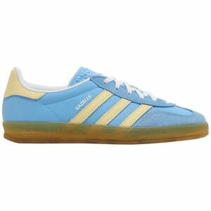 Divat edzőcipők adidas Gazelle Indoor Semi Blue Burst Almost Yellow (Women's) kép