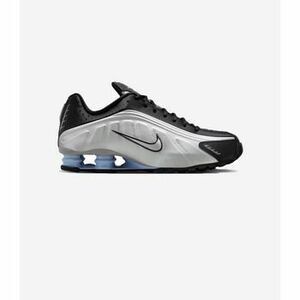 Rövid szárú edzőcipők Nike Shox R4 Metallic Silver Black Psychic Blue kép