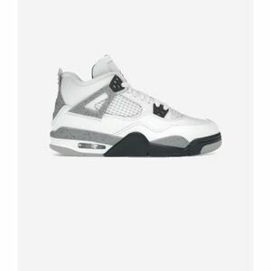 Rövid szárú edzőcipők Nike Jordan 4 Retro White Cement (2025) (GS) kép