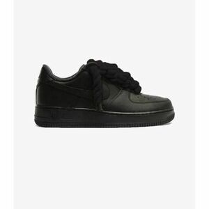 Divat edzőcipők Nike Air Force 1 Black Corde kép