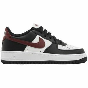Rövid szárú edzőcipők Nike Air Force 1 Low White Dark Team Red (GS) kép