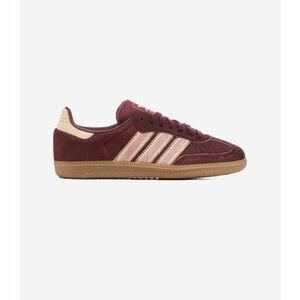Divat edzőcipők adidas Samba Maroon Sand Strata Pony kép