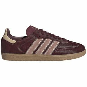 Divat edzőcipők adidas Samba OG Maroon Sand Strata Pony (Women's) kép