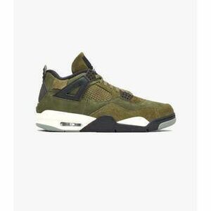 Divat edzőcipők Nike Air Jordan 4 Craft Medium Olive kép