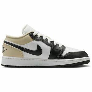 Rövid szárú edzőcipők Nike Jordan 1 Low White Rattan Off-Noir (GS) kép