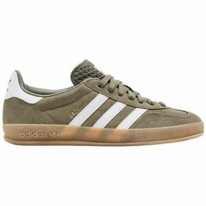 Rövid szárú edzőcipők adidas Gazelle Indoor Olive Strata Cloud White Gum kép