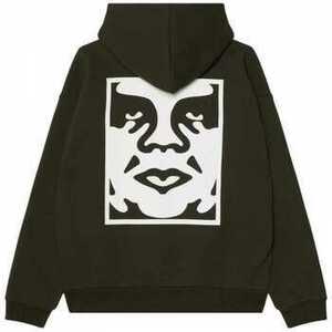 Pulóverek Obey Bold icon extra heavy hood kép