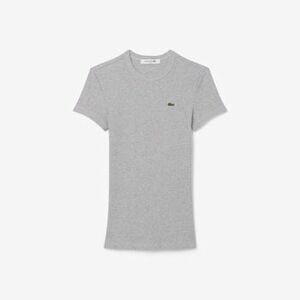 Rövid ujjú pólók Lacoste SLIM FIT RIBBED COTTON T-SHIRT kép