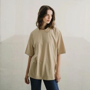 Pulóverek Mirakaya Kigen T-shirt - Sand kép
