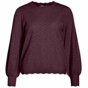 Pulóverek Vila Emi Knit - Fig kép