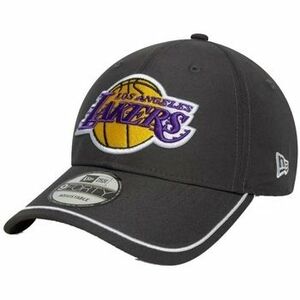 Baseball sapkák New-Era LA LAKERS NBA PIPING DARK GREY 9FORTY kép