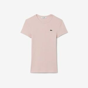 Rövid ujjú pólók Lacoste SLIM FIT RIBBED COTTON T-SHIRT kép