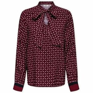 Blúzok Only Veda Border Shirt - Zinfandel kép