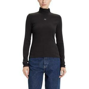 Pulóverek Calvin Klein Jeans LS WOVEN LABEL TURTL LV047D203G kép
