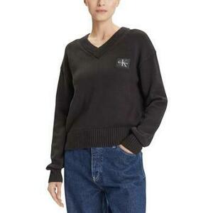 Pulóverek Calvin Klein Jeans CK EMBRO BADGE V-NEC LV047D352G kép
