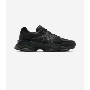 Rövid szárú edzőcipők New Balance 9060 Triple Black Leather kép