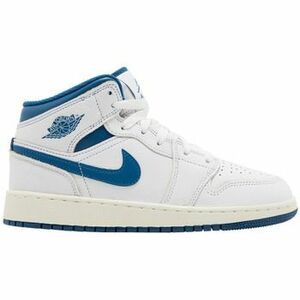 Magas szárú edzőcipők Nike Jordan 1 Mid SE Industrial Blue (GS) kép