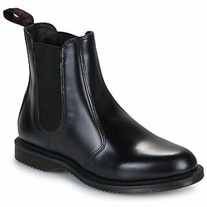 Csizmák Dr. Martens Flora Boot Blk Smooth kép
