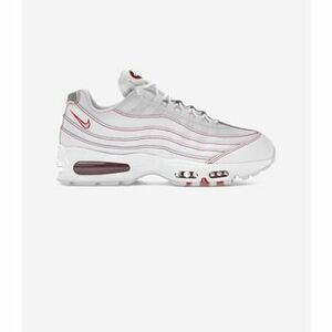Rövid szárú edzőcipők Nike Air Max 95 OG Big Bubble White University Red kép