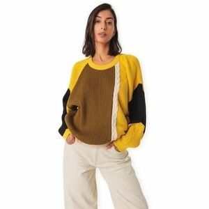 Pulóverek Skfk Balene-Gots Knit - Yellow kép