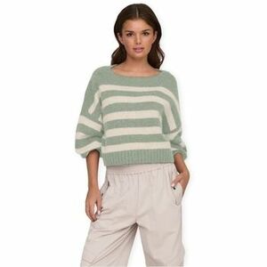 Pulóverek Only Aya Life Knit - Desert Sage/Birch kép