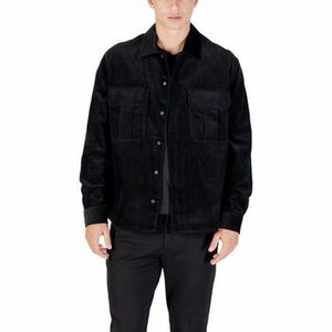 Hosszú ujjú ingek Antony Morato REGULAR FIT WITH LOGOED METAL BADGE MMSL00770-FA300030 kép