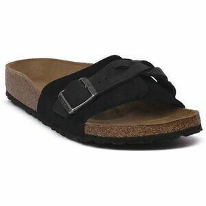 Papucsok BIRKENSTOCK OITA BLACK LEA CALZ S kép
