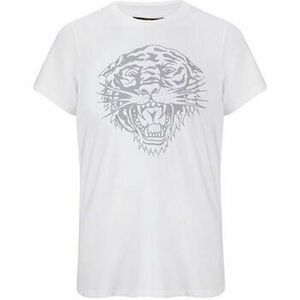 Rövid ujjú pólók Ed Hardy Tiger-glow t-shirt white kép