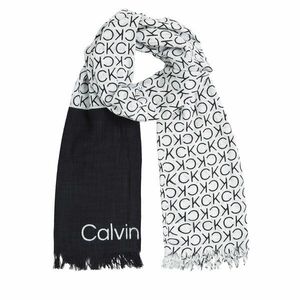 Sál Calvin Klein Monogram K60K612979 Fekete kép