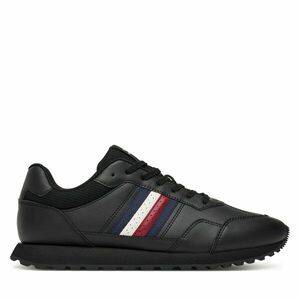 Sportcipők Tommy Hilfiger New Runner Eva Stripes FM0FM05637 Fekete kép