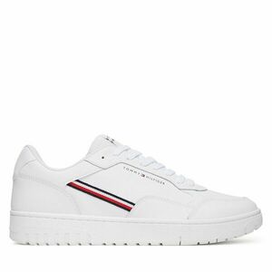 Sportcipők Tommy Hilfiger Th Basket Core Stripes FM0FM05631 Fehér kép