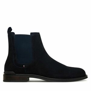 Bokacsizma Tommy Hilfiger Corporate FM0FM05580 Sötétkék kép