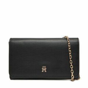 Táska Tommy Hilfiger Th Icon Flap W/ Chain AW0AW17958 Fekete kép