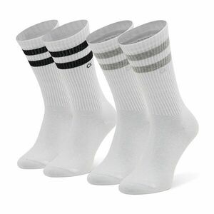 2 pár hosszú szárú férfi zokni Calvin Klein 701218711 Fehér kép