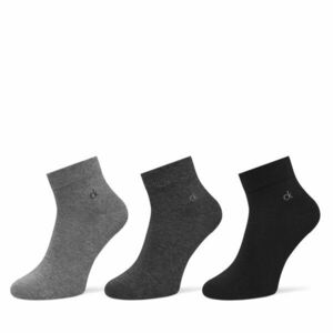3 pár férfi bokazokni Calvin Klein 701234209 Szürke kép