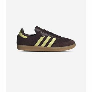 Divat edzőcipők adidas Samba OG Shadow Brown Powder Yellow (Women's) kép