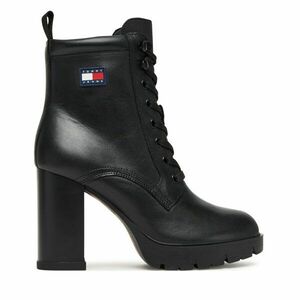 Bokacsizma Tommy Jeans Tjw Lace Up EN0EN02832 Fekete kép