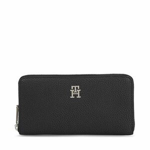 Nagy női pénztárca Tommy Hilfiger Th Emblem Large Za AW0AW15181 Fekete kép