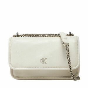 Táska Calvin Klein Jeans Chain Mini Ew Flap LV04K3085G Ekru kép