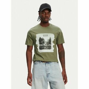 Hunter Póló Duart Graphic HARM0033251 Khaki Regular Fit kép