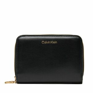 Kis női pénztárca Calvin Klein Ck Medium Flap Zip Around LV04F1075G Fekete kép