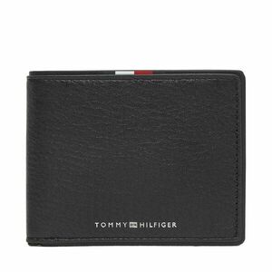 Nagyméretű férfi pénztárca Tommy Hilfiger Th Corp Mini Cc Wallet AM0AM13739 Fekete kép