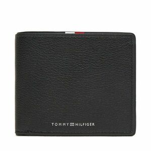 Nagyméretű férfi pénztárca Tommy Hilfiger Th Corp Cc Flap & Coin AM0AM13741 Fekete kép