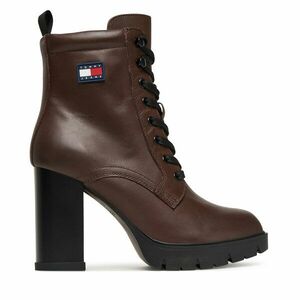 Bokacsizma Tommy Jeans Tjw Lace Up EN0EN02832 Barna kép