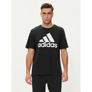 adidas Póló Essentials Single Jersey Big Logo T-Shirt IC9347 Fekete Regular Fit kép