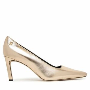 Magassarkú Tommy Hilfiger Logo Metallic Pump Slanted Hl FW0FW08994 Arany kép